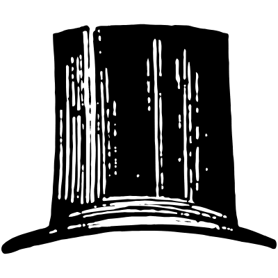 Top Hat 10 Element from Vintage Illustrations Set