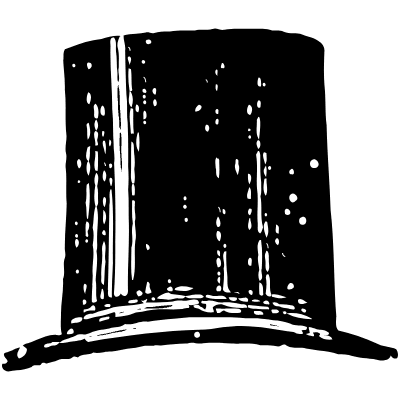 Top Hat 11 Element from Vintage Illustrations Set