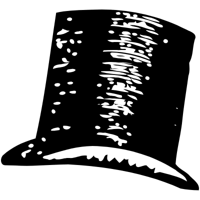 Top Hat 12 Element from Vintage Illustrations Set