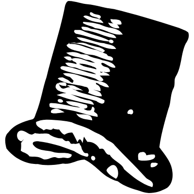 Top Hat 3 Element from Vintage Illustrations Set