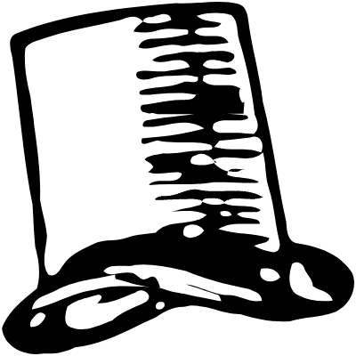 Top Hat 4 Element from Vintage Illustrations Set