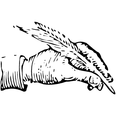 Writing Hand 2 Element from Vintage Illustrations Set