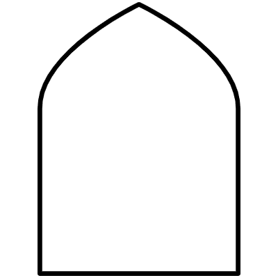 Abstract Arch Door Element from Geometrica (Line) Set