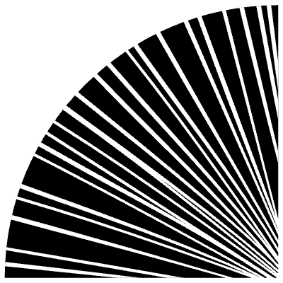 Abstract Circle Sharp Half Element from Geometrica (Texturized) Set