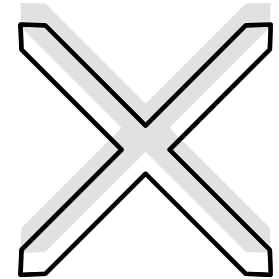 Abstract Cross Element from Geometrica (Combo) Set