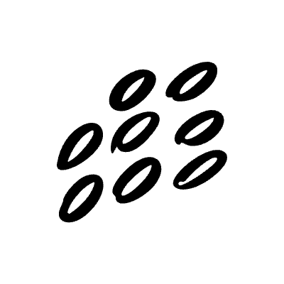 Abstract Dot Flake Element from Scribbles (Sketch Style) Set