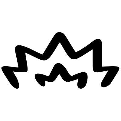 Abstract Explode Half Element from Scribbles (Sketch Style) Set