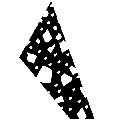 Abstract Glass Element from Geometrica (Texturized) Set