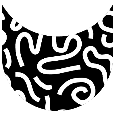 Abstract Half Moon Element from Geometrica (Texturized) Set