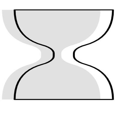 Abstract Hourglass Element from Geometrica (Combo) Set