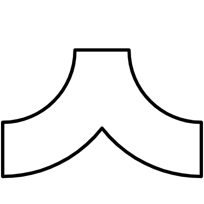 Abstract Nose Element from Geometrica (Line) Set