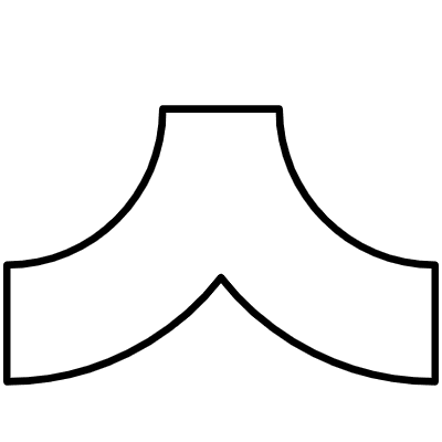 Abstract Nose Element from Geometrica (Duo) Set