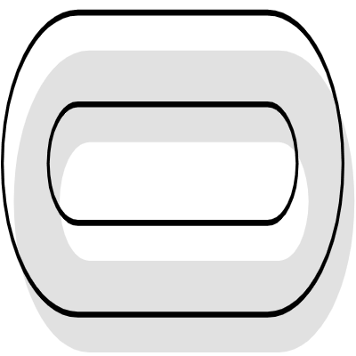 Abstract Path Oval Route Element from Geometrica (Combo) Set