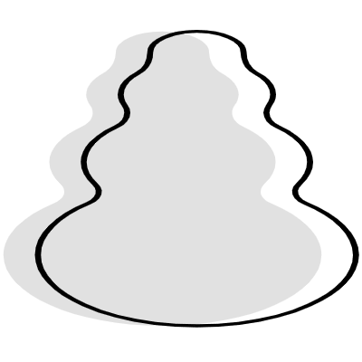 Abstract Pine Nature Element from Geometrica (Combo) Set