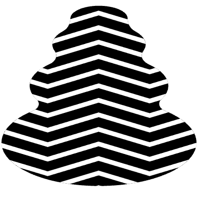 Abstract Pine Nature Element from Geometrica (Texturized) Set