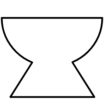 Abstract Tray Element from Geometrica (Duo) Set