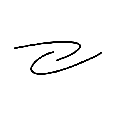 Abstract Wind Oval Line Element from Scribbles (Variable Thickness Style) Set