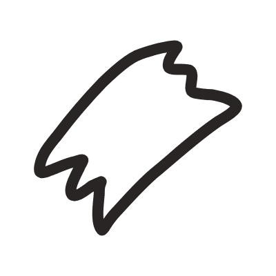 Abtract Scratch Element from Doodles (Monochrome) Set