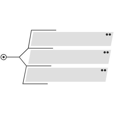 Annotation Box Dialog Flow 1 Element from Cyber GUI Elements Set