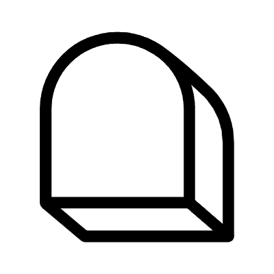 Arch Window Element from 3D Fun (Line) Set