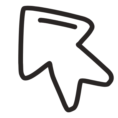 Arrow 3 Element from Doodles (Monochrome) Set