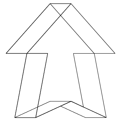 Arrow Element from 3D Motifs (Wireframe) Set