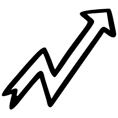 Arrow Ribbon Back Zigzag Element from Arrows (Sketch Style) Set