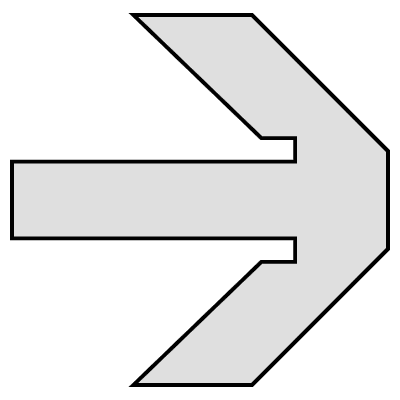 Arrow Tail Direction 3 Element from Cyber GUI Elements Set