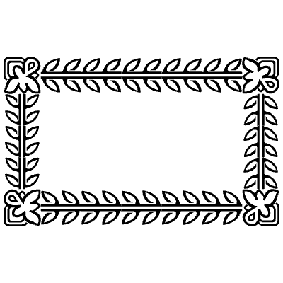 Art Deco Frame 7 Element from Art Deco Frames Set