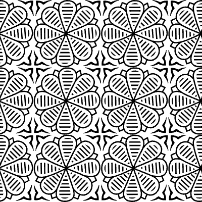 Art Deco Pattern 28 Element from Vintage Patterns Set