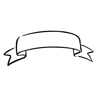Banners Element from Bubbles (Sketch Style) Set