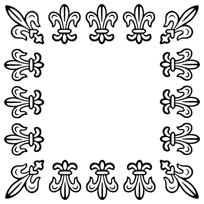 Baskerville Frame 2 Element from Vintage Frames (Ornamental Squares) Set