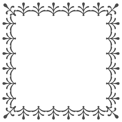 Baskerville Frame 3 Element from Vintage Frames (Ornamental Squares) Set