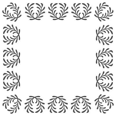 Baskerville Frame 6 Element from Vintage Frames (Ornamental Squares) Set