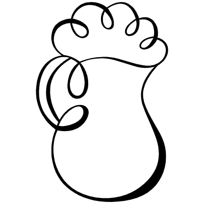 Beer Mug Element from Flourishes Motifs Set