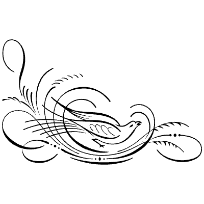 Bird 3 Element from Flourishes Motifs Set