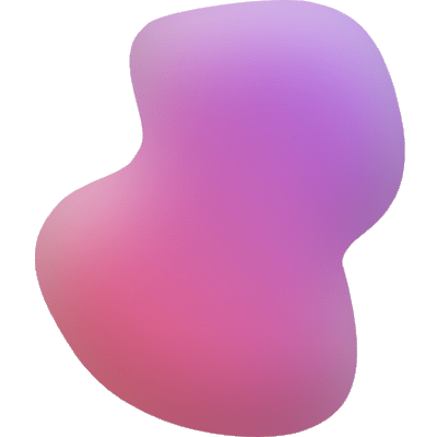 Blob Round Bean Element from Inky (Gradient) Set