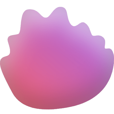 Blob Wave Element from Inky (Gradient) Set