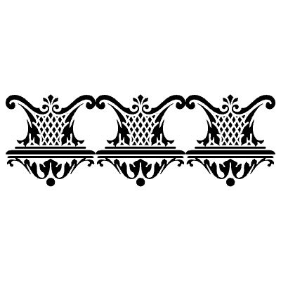 Bodoni Frame Continuous 14 Element from Bodoni Ornaments Set