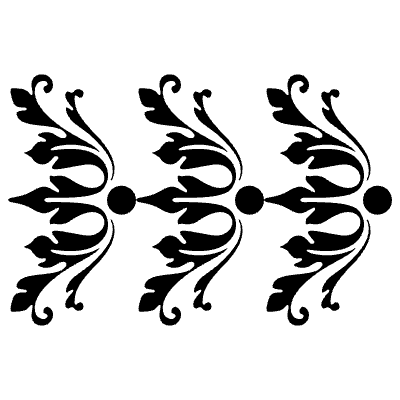 Bodoni Frame Continuous 17 Element from Bodoni Ornaments Set