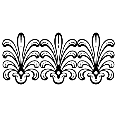 Bodoni Frame Continuous 24 Element from Bodoni Ornaments Set