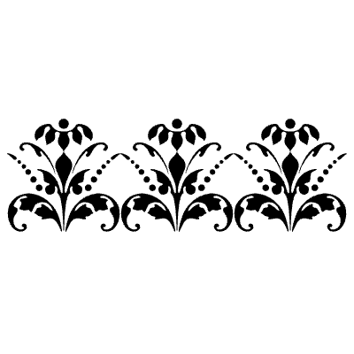 Bodoni Frame Continuous 9 Element from Bodoni Ornaments Set