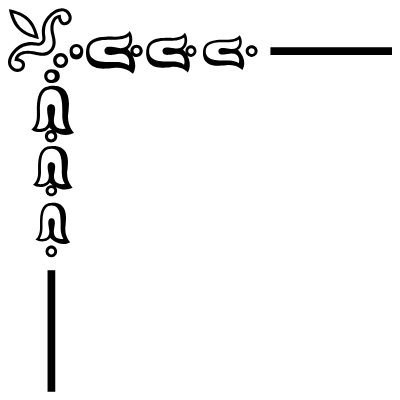 Bodoni Frame Element 27 Element from Bodoni Ornaments Set