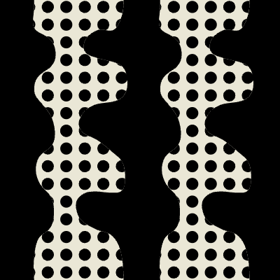 Bone Polka Dot Element from Pop Tiles (Monochrome) Set