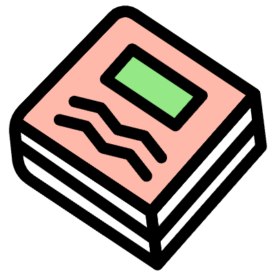 Book Element from 3D Fun (Texturized) Set