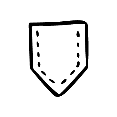 Bookmark 2 Element from Bubbles (Sketch Style) Set