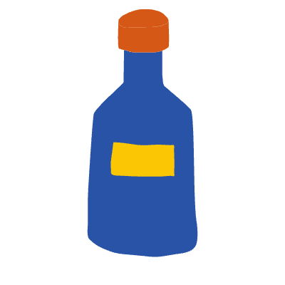 Bottle Element from Doodles (Flat) Set