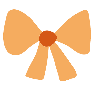 Bow 1 Element from Doodles (Flat) Set