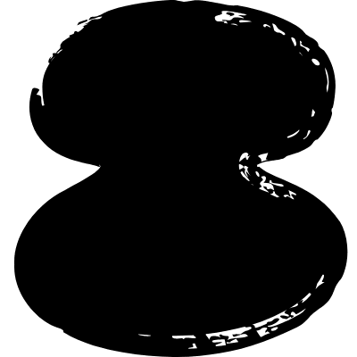 Bow Round Element from Inky (Solid) Set