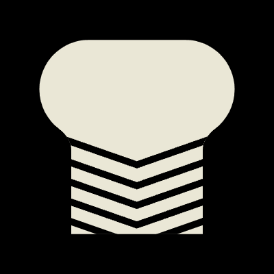 Bread Herringbone Element from Pop Tiles (Monochrome) Set